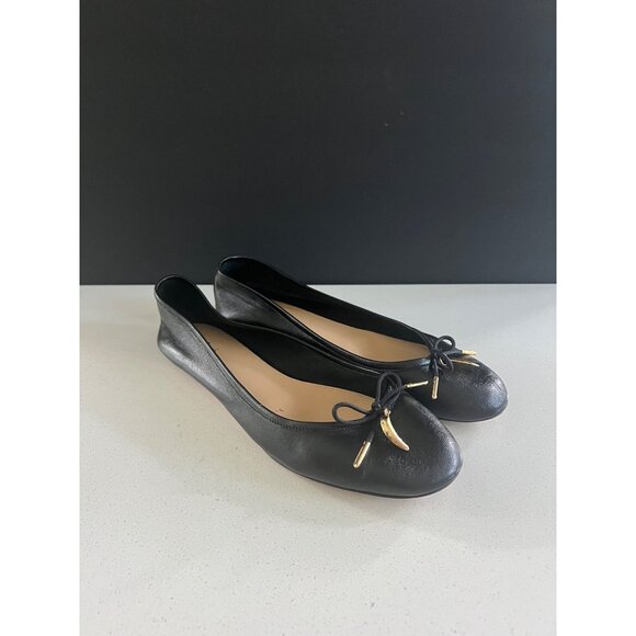 Chloé Women's Iris Ballet black leather Flats size 39 - Picture 4 of 11